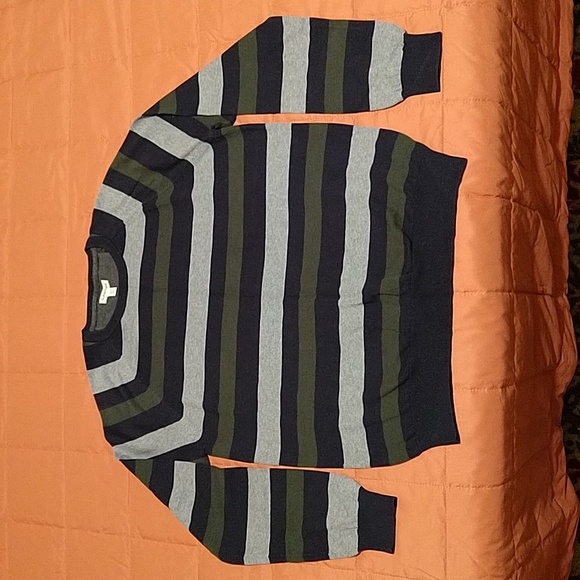 St. John's Bay Men's Striped Sweater - Picture 1 of 9